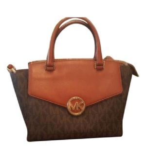 Michael Kors shoulder/tote bag brown and beige